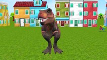 Dinosaurs Cartoons For Children | Godzilla Nursery Rhymes | King Kong Finger Family Rhymes