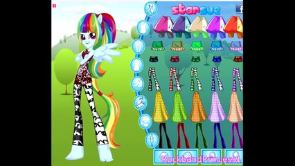 My Little Pony Equestria Girls RainbowDash Juego en Línea Juego Para Jugar en inglés