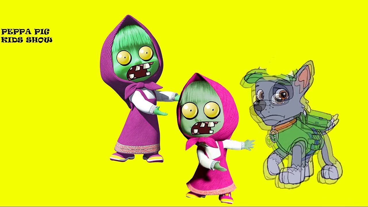 Coloring Pages Paw Patrol Zombie Bites Peppa Pig. Coloring Book for children #135