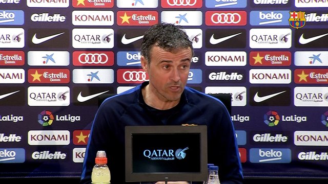Luis Enrique: Veremos cuál será nuestra respuesta