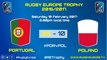 REPLAY PORTUGAL / POLAND - RUGBY EUROPE TROPHY 2017