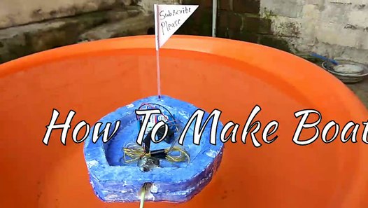 How To Make Boat from thermocol sheet - video dailymotion