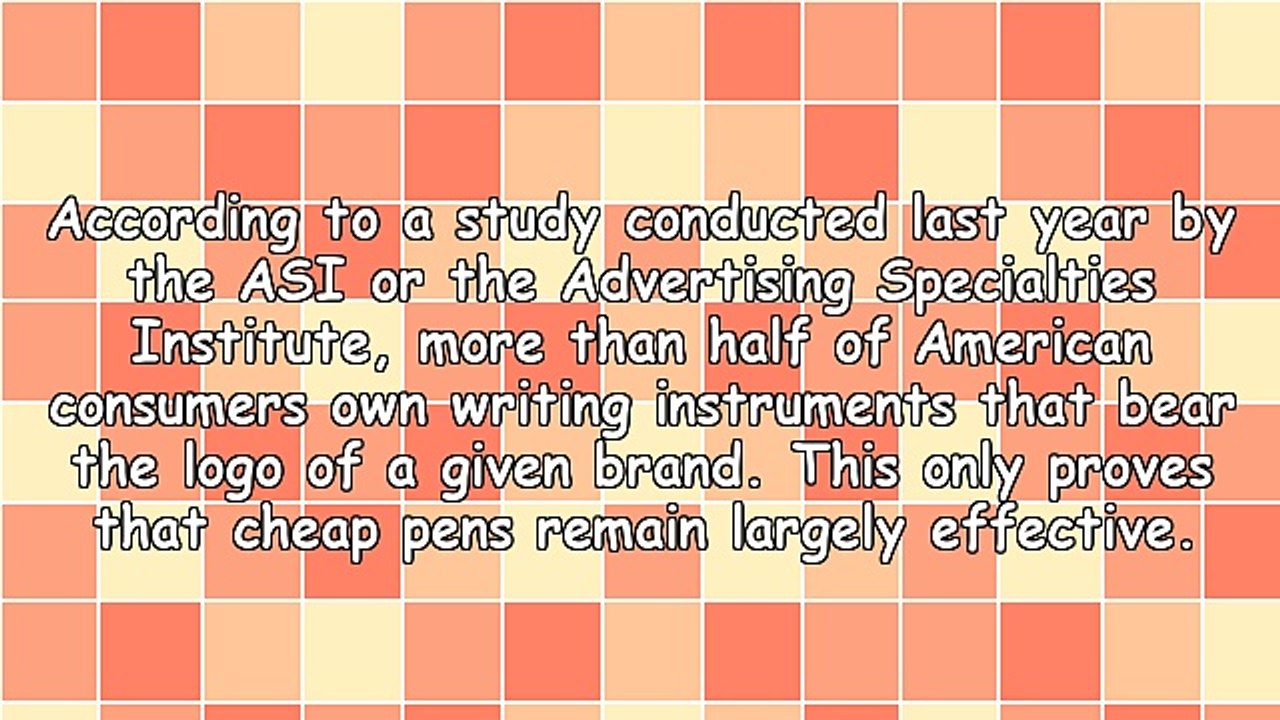 Pinning Business Hopes On Cheap Pens