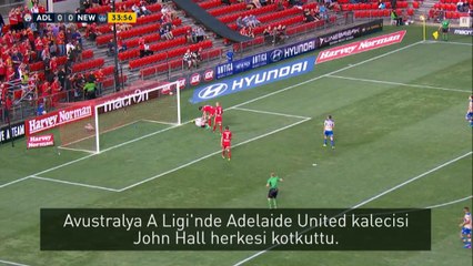 Canı pahasına golü önledi!