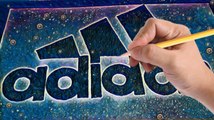 Drawing the famous adidas logo