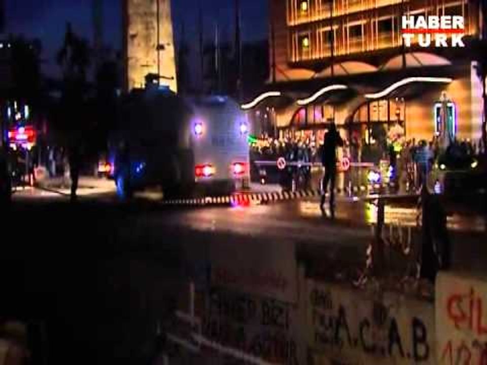 Gezi Parkı'na ilk müdahale anı