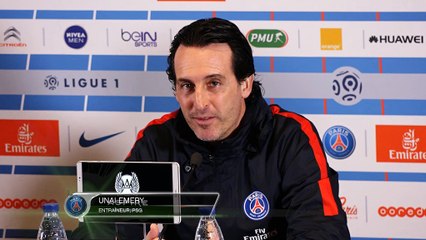 26e j. - Emery : "Nous cherchons toujours a faire le meilleur match"