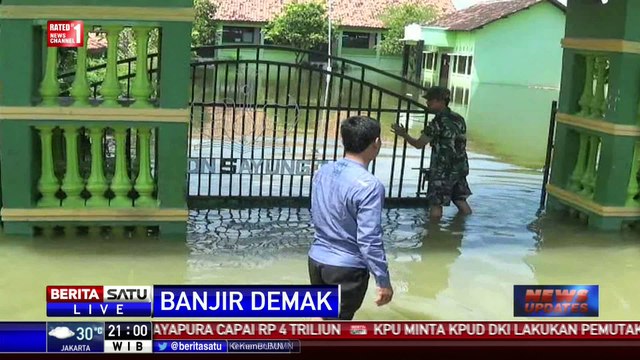 Kegiatan Belajar Mengajar di Demak Diliburkan Akibat Banjir