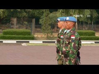 NET12 - Kontingen Garuda 20-J Tiba di Tanah Air