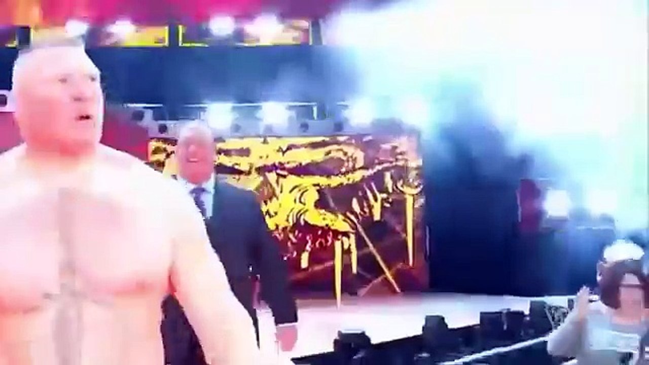 Brock lesner vs Goldberg full match 24 January, 2017