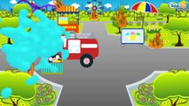 El Coche de Policía - Carritos para niños - Dibujos animados infantiles - Caricatura de carros