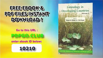 Limnology in Developing Countries Volume 2