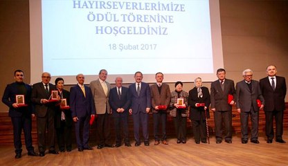 NNY ÜNİVERSİTESİ YÖNETİMİ, ÜNİVERSİTEYE KATKI VEREN HAYIRSEVERLERİ ÖDÜLLENDİRDİ.