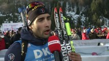 Biathlon - ChE (H) : Fourcade «J'ai souffert...»