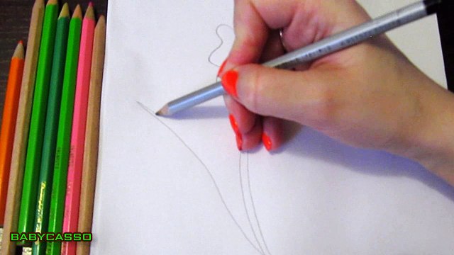 Рисуем цветы поэтапно. Как нарисовать цветок карандашом Как нарисовать нарцисс
