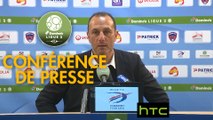 Conférence de presse Clermont Foot - Stade de Reims (0-1) : Corinne DIACRE (CF63) - Michel DER ZAKARIAN (REIMS) - 2016/2017