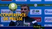Conférence de presse ESTAC Troyes - Nîmes Olympique (0-0) : Jean-Louis GARCIA (ESTAC) - Bernard BLAQUART (NIMES) - 2016/2017