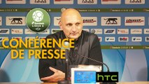 Conférence de presse AJ Auxerre - AC Ajaccio (1-0) : Cédric DAURY (AJA) - Olivier PANTALONI (ACA) - 2016/2017
