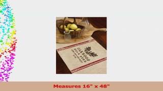 Heritage Lace Seed Labels Oakwood Table Runner 16 by 48Inch Natural 36f957d4