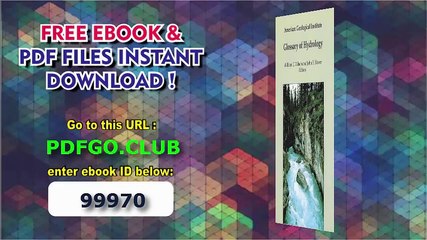 Glossary of Hydrology