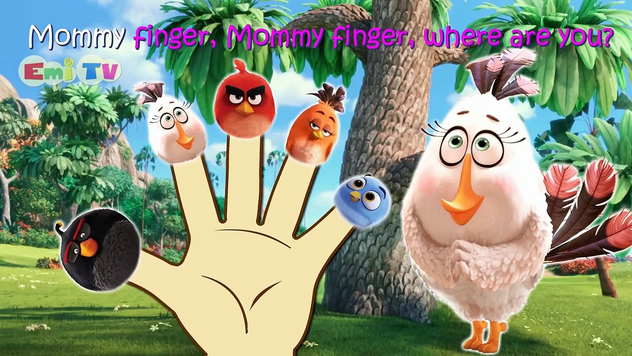 Angry Birds 3D Finger Family / Nursery Rhymes