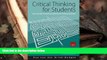 Download [PDF]  Critical Thinking for Students: Learn the Skills of Analysing, Evaluating and