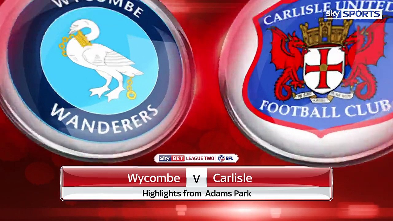 Wycombe 1-2 Carlisle