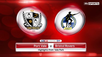 Port Vale 1-1 Bristol Rovers
