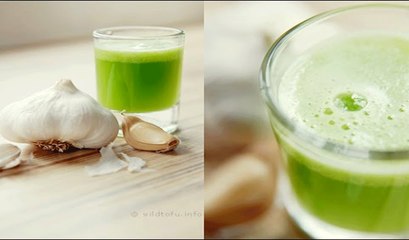 How to Make and Drink Raw Garlic Juice to Improve Your Health Naturally