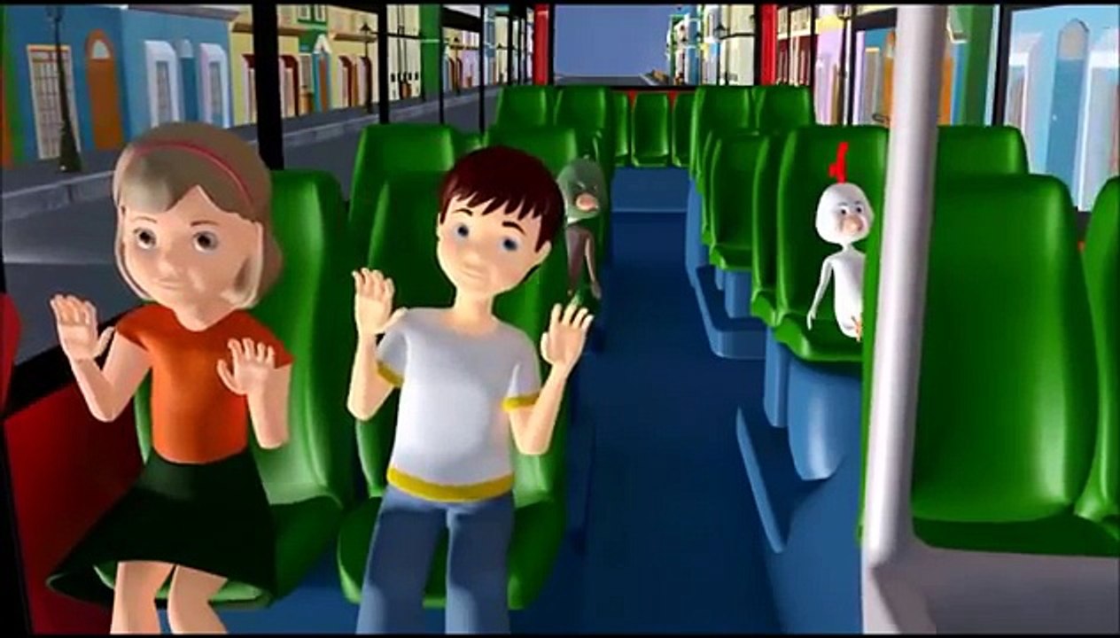 Wheels on the Bus | Baby Nursery Rhymes | Kids Songs