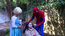 Bad Baby Thief & Catwoman vs Frozen Elsa, Fairy, Snow White, Spiderman funny superhero vid