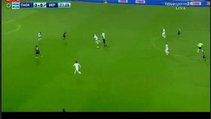 Dimitrios Pelkas Goal HD - PAOK 4-0 Veria 19.02.2017