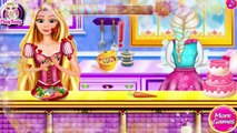 Anna y Elsa de Cocina Desastre! Los niños pequeños Elsya Annya cocinar cupcakes de Rapunzel de Disney se Congeló