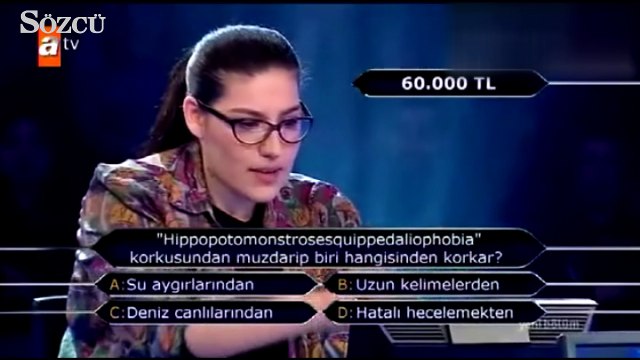 Kim Milyoner Olmak İster'e 'Uzun Kelimeli' Soru Damga Vurdu