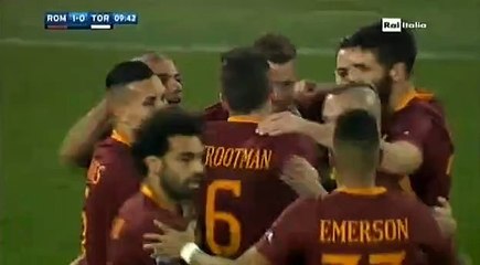 Edin Dzeko Goal AS Roma 1 - 0 Torino SA 19-2-2017