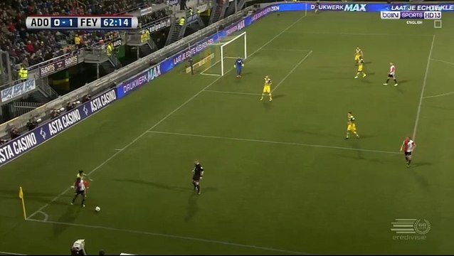 Goal Karim El Ahmadi - ADO Den Haag 0 - 1 Feyenoord 19.02.2017