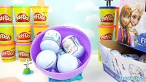 GIANT FROZEN Surprise Egg Play Doh - Disney Frozen Deluxe Mini Figurines with Rare Anna Elsa Olaf