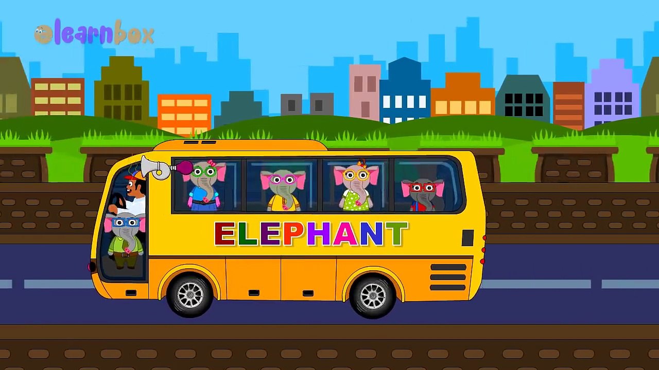 Dinosaurs Becomes Gorilla Lion Elephant Finger Family | Wheels On The Bus Children Nursery
