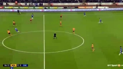 Pedro Goal HD - Wolverhampton Wanderers 0-1 Chelsea 18.02.2017 HD