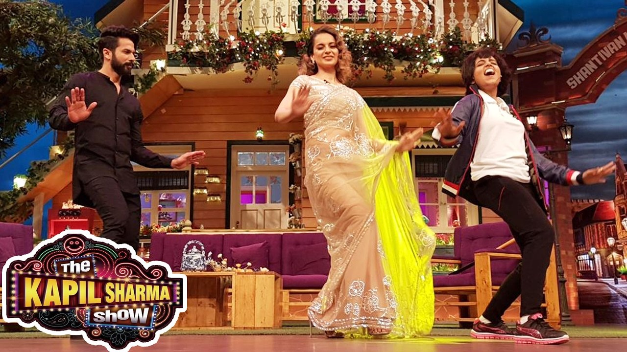 THE KAPIL SHARMA SHOW-SHAHID KAPOOR AND KANGANA RANAUT 19th FEB 2017  Episode -83