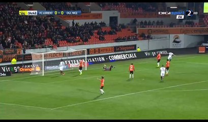 Wylan Cyprien Goal HD - Lorient 0-1 Nice - 18.02.2017