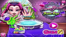 Raven Queen Uñas Spa nuevo y divertido Siempre Después de Alta Uñas Manicura Juegos de princesita G