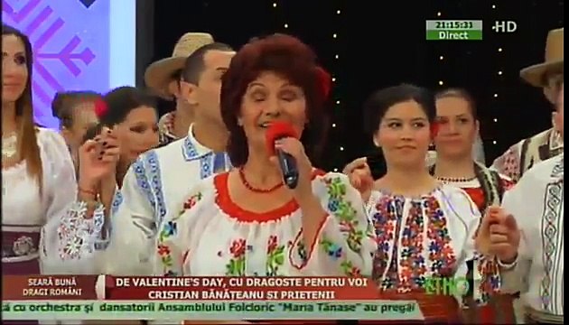 Mariana Drosu - De-ai fii, mama, pe pamant (Seara buna, dragi romani! - ETNO TV - 12.02.2015)