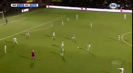 Thomas Bruns GOAL HD - Heracles 2-0 Excelsior 18.02.2017 HD