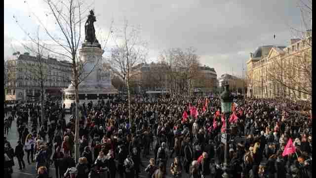 Multitudinaria protesta contra la violencia policial termina con disturbios