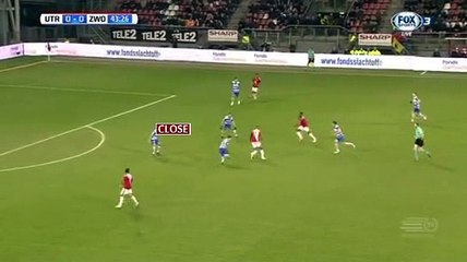 Bram Van Polen Goal HD - Utrecht 1-0 Zwolle 18.02.2017