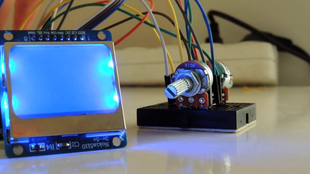 Nokia 5110 Ekranında Pinpon Oyunu Arduino