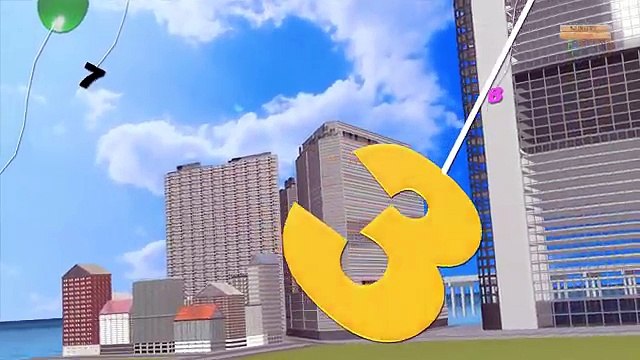 123 Songs For Kids Balloon Show For Children | 123 Number Songs Nursery Rhymes 3D Animated