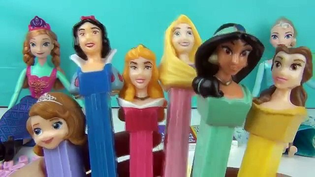 Disney Princess PEZ Dispenser,Sofia the First,Frozen Elsa,Ariel,Belle,Cinderella,Snow White,Rapunzel