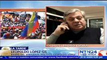 “El apoyo internacional ha tenido mucha contundencia pero aún necesitamos mayor respaldo”: Padre de Leopoldo López